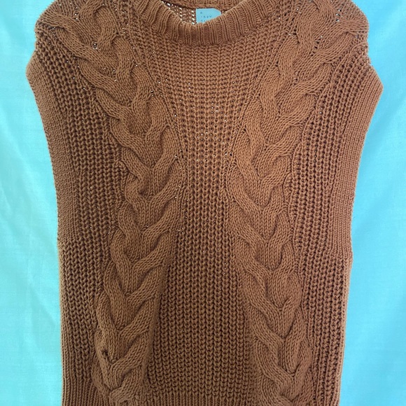 A New Day Sweater Top Rust S - Picture 3 of 5